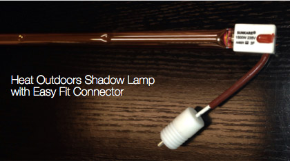 Shadow Lamp with easy fit connector