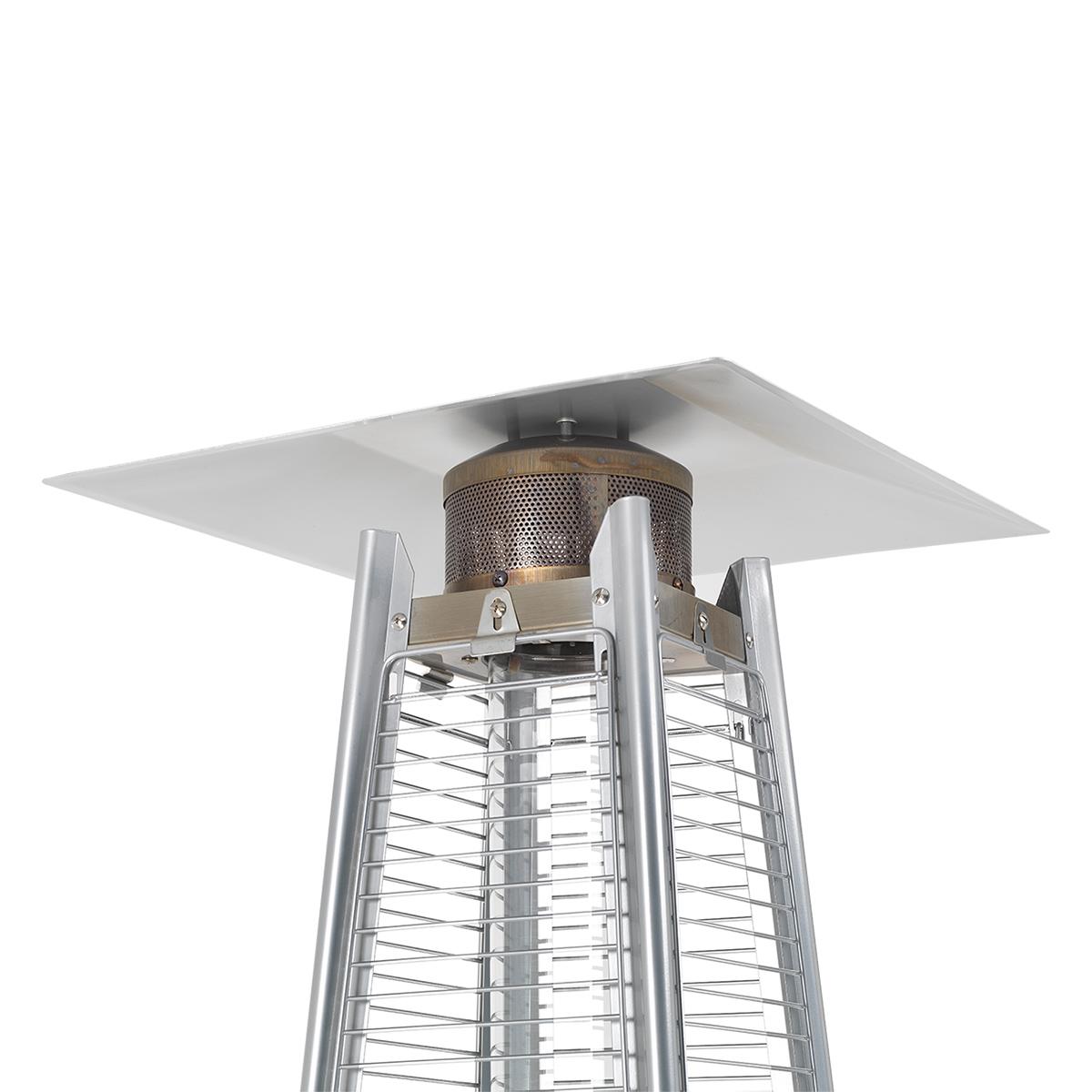 Athena Stainless Steel Flame Gas Patio Heater Heat Outdoors