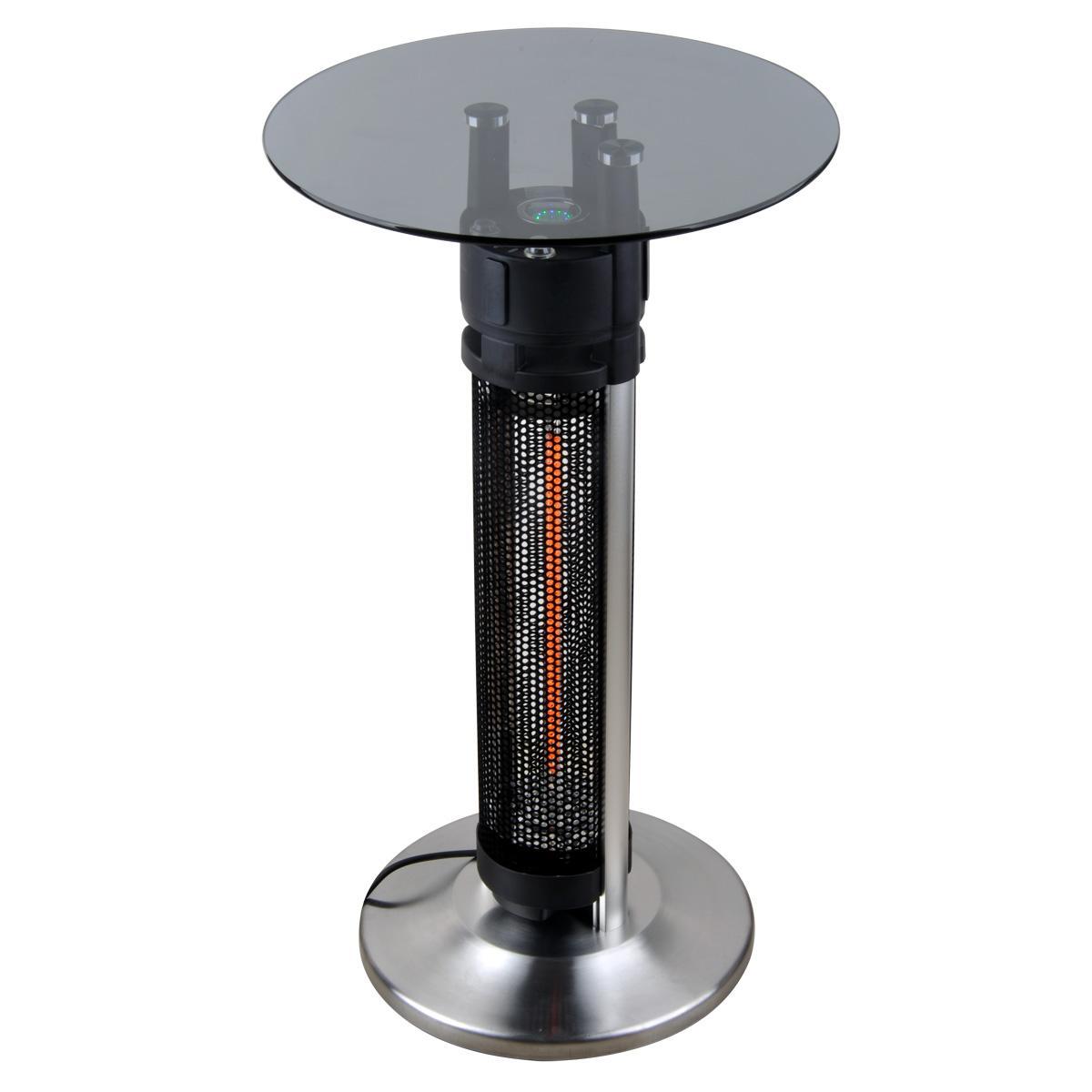 heated garden table