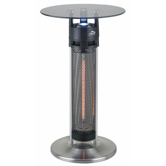 heated garden table