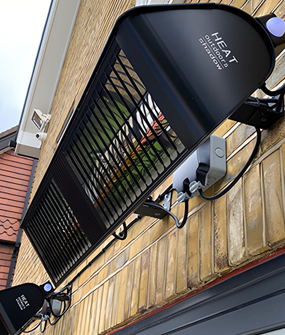 Covered Area - wall mounted Shadow Fatboy