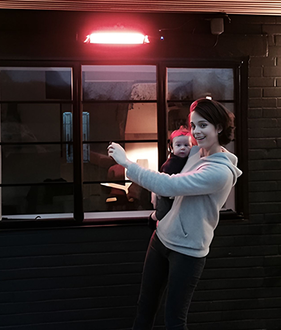 Night Picture wall mounted heater