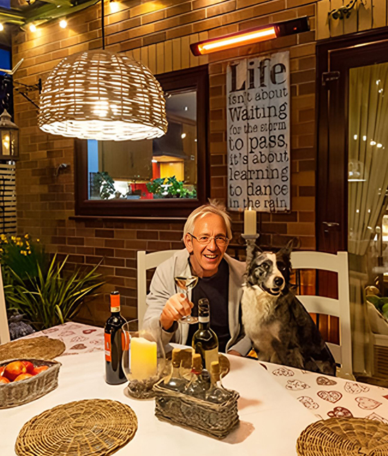 Covered Area - wall mounted Shadow II ULG+