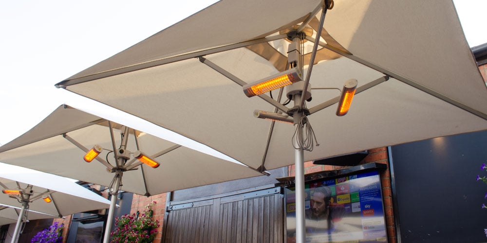 Electric Parasol Heaters
