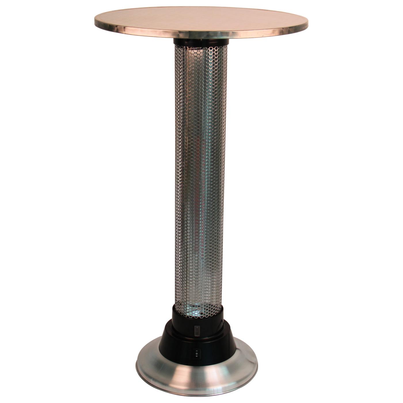 heated garden table