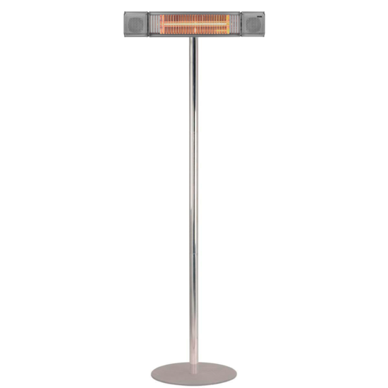 Shadow 1.5k & 2.0kW Patio Heater Combinations with Large Stainless Steel Stand