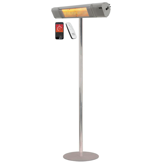 Shadow 1.5k & 2.0kW Patio Heater Combinations with Large Stainless Steel Stand