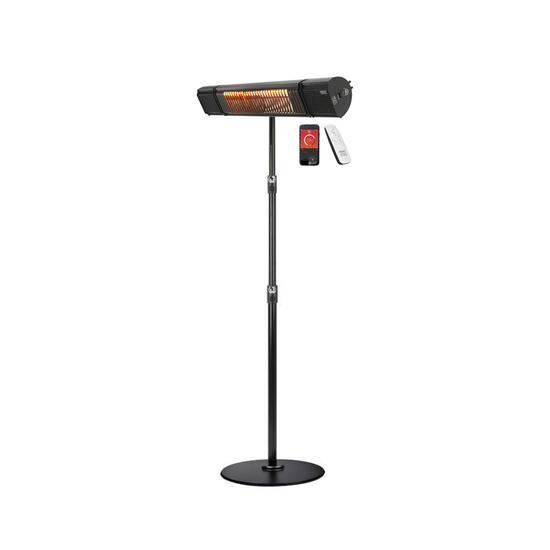 Shadow 1.5kW & 2kW Patio Heater with Telescopic Round Base Stand