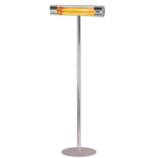 Shadow 1.5k & 2.0kW Patio Heater Combinations with Large Stainless Steel Stand