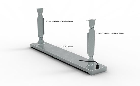 NOIR 2 Extruded Extension Bracket