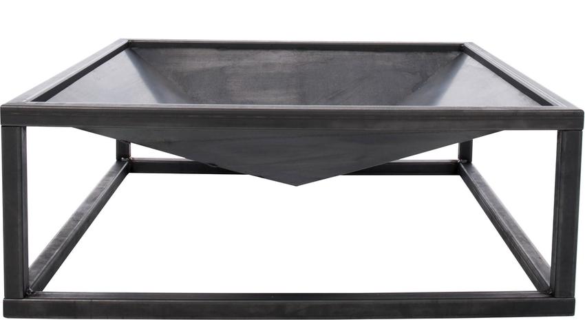 RedFire Fire Pit Tervo Metal Square 80 cm