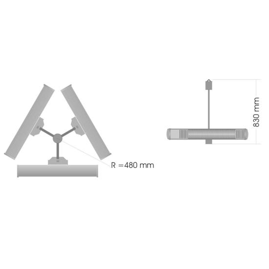 Burda Term 2000 Hanging Tower - 6kW