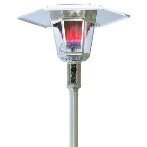 15kw London Gas Lamp Silver Patio Heater