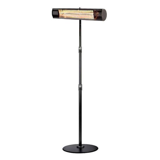 Shadow 1.5kW and 2kW Ultra Low Glare Remote Control Patio Heater with Stand