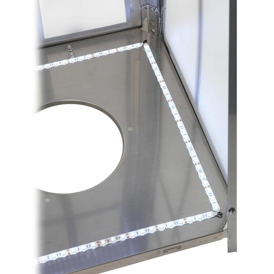 Athena Plus+ LED Stainless Steel Flame Gas Patio Heater