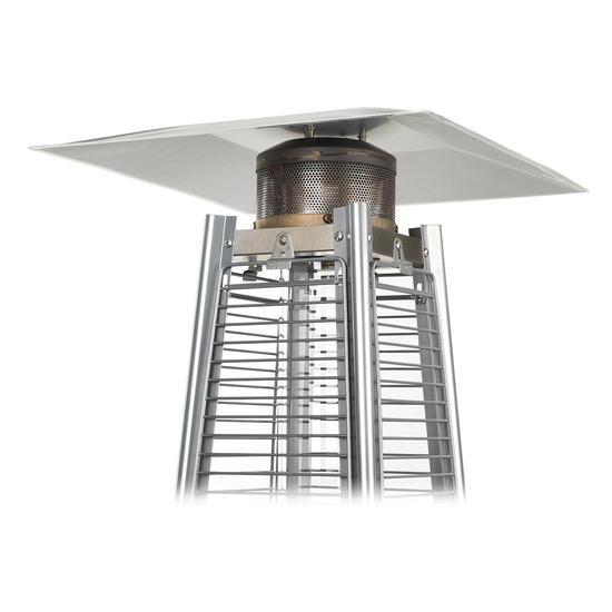 Athena Plus+ LED Stainless Steel Flame Gas Patio Heater