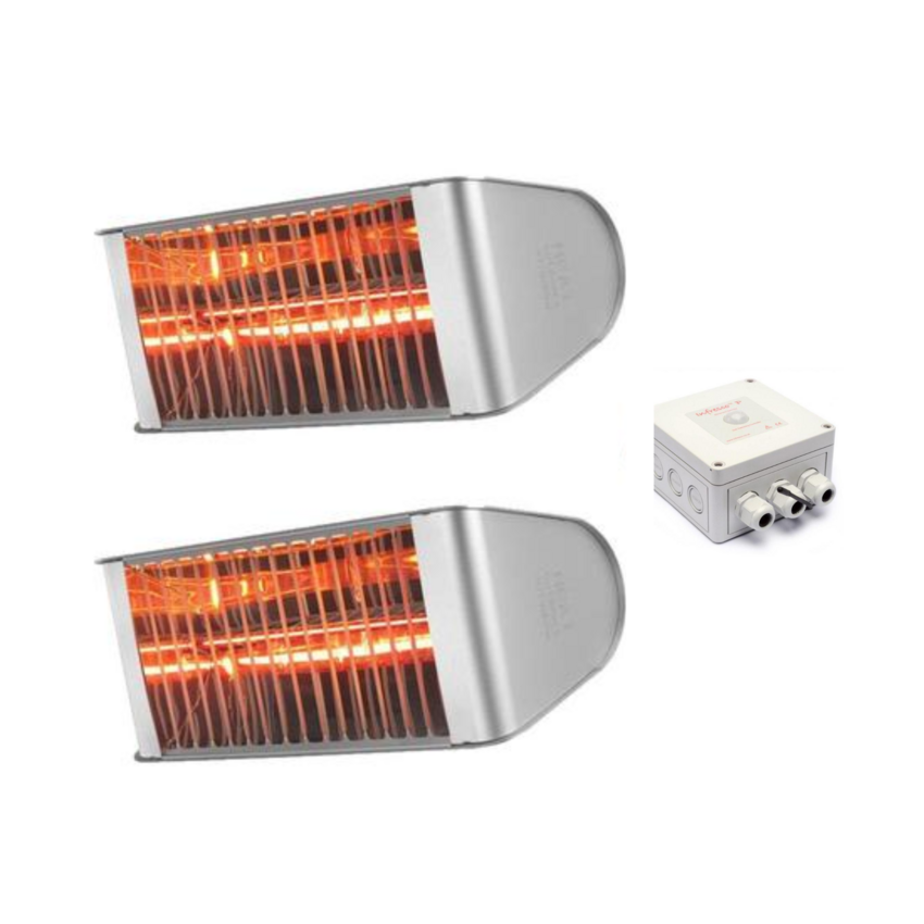 Warehouse Infrared Heater 4.8kW Pack C with PIR Controller