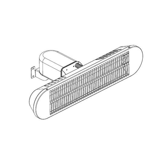 Shadow Diffusion Wall 2.0kW Patio Heater