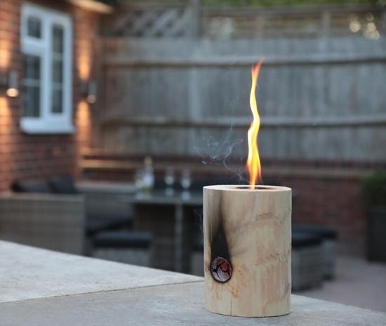 Heat Outdoors Log Candle Gift