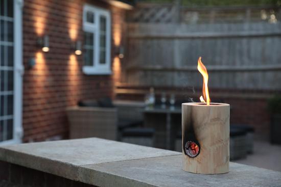 Heat Outdoors Log Candle Gift