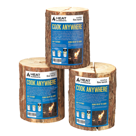 Swedish Fire Log 3-Pack