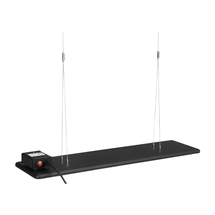 Shadow 1.2kW Thermogenic Glass Heater - Black