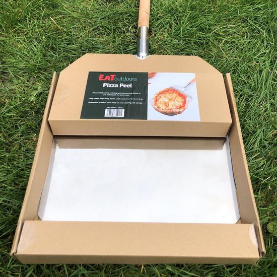 Eat Outdoors Pizza Peel with wooden handle