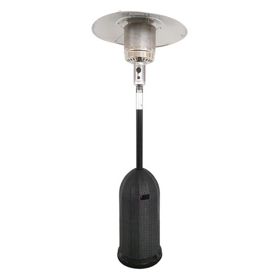 Sherpa Rattan Gas Patio Heater, Black