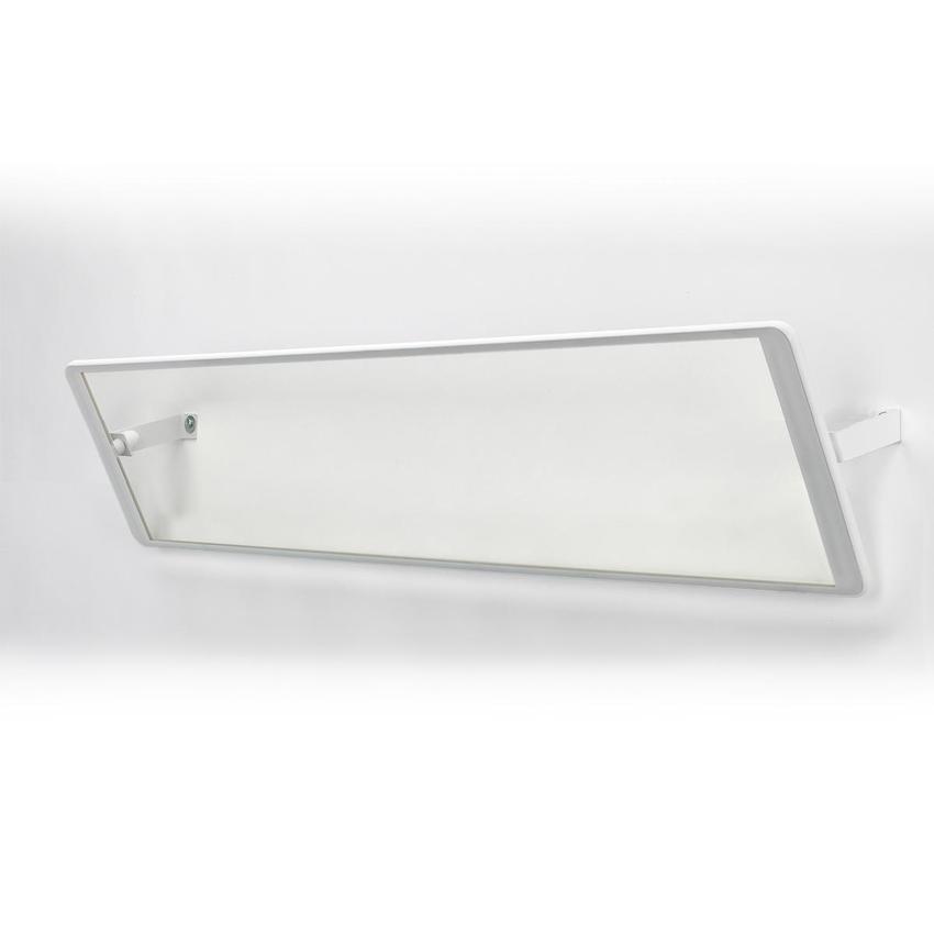 Shadow Crystal 800W Infrared Glass Panel Heater - Clear Glass 