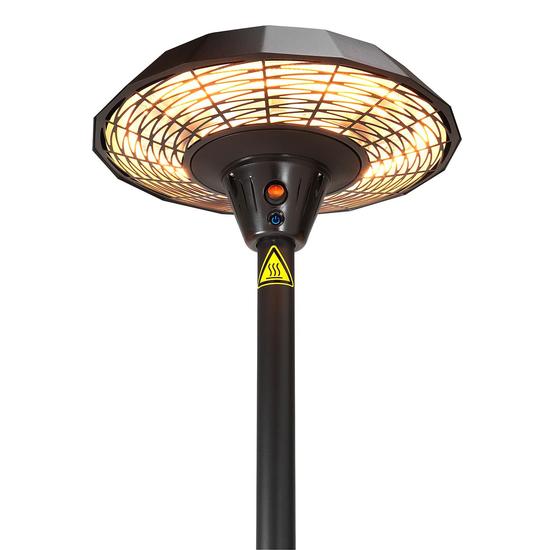 Shadow Diffusion Octagon Floor Lamp 2.0kW Patio Heater