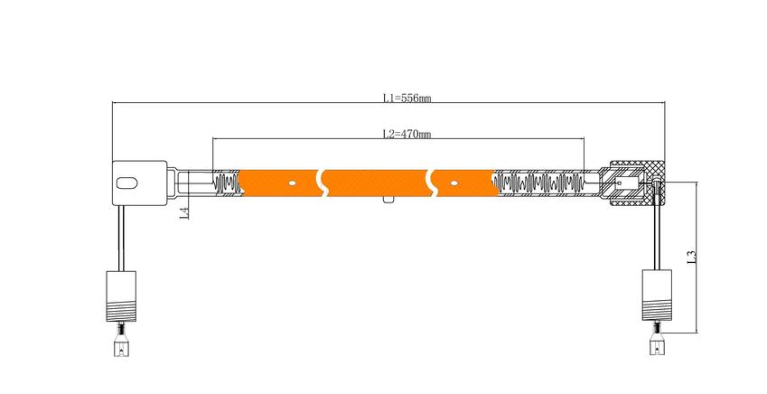 Shadow II ULG+ Infrared Heater lamp