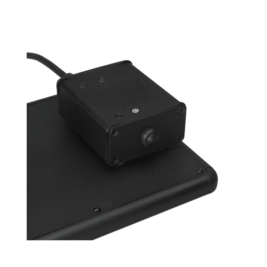 Shadow 1.2kW Thermogenic Glass Heater - Black