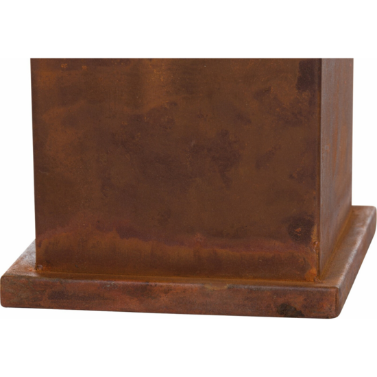 BrownRust Steel Swedish Torch Holder