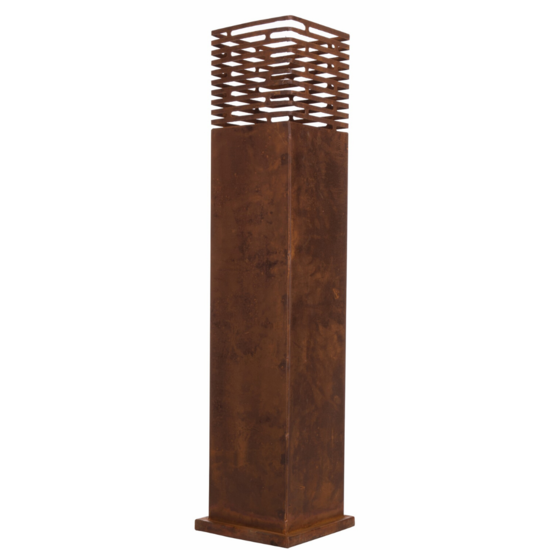 BrownRust Steel Swedish Torch Holder