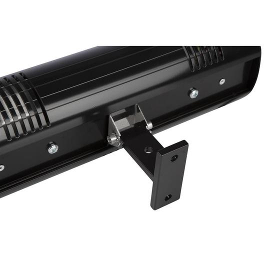 Burda 1.3kW DARK Zero Light Ceramic Heater - Black