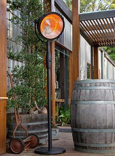 Shadow Diffusion Floor Lamp 2.5kW Patio Heater