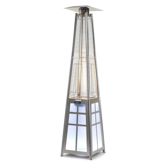 Athena Plus+ LED Stainless Steel Flame Gas Patio Heater