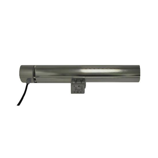 Shadow Heater 1.5kW - Silver - Low Glare - Remote