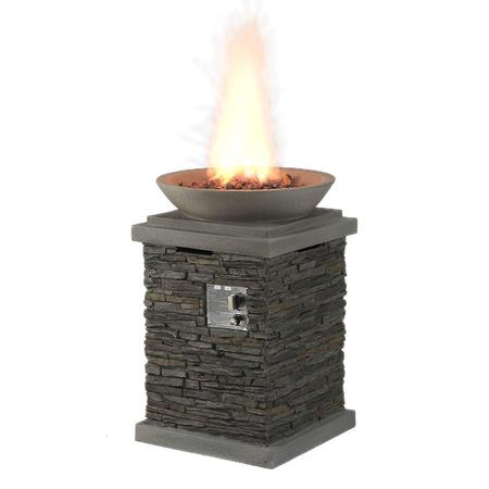 Umbra Plinth MgO Gas Fire Pit