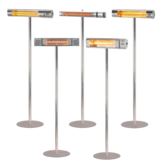 Shadow 1.5k & 2.0kW Patio Heater Combinations with Large Stainless Steel Stand