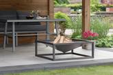 RedFire Fire Pit Tervo Metal Square 80 cm