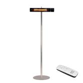 Shadow 1.5kW and 2kW Ultra Low Glare Remote Control Patio Heater with Stainless Steel Stand