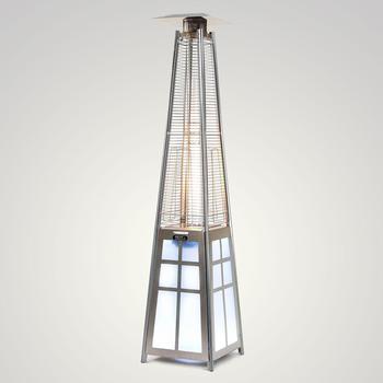 Athena Plus+ LED Stainless Steel Flame Gas Patio Heater