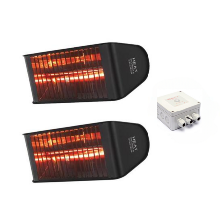 Warehouse Infrared Heater 4.8kW Pack C with PIR Controller