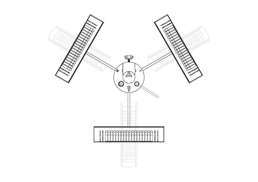 Shadow 3kW Parasol Heater Remote Control 3 Settings