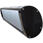 Burda 1.3kW DARK Zero Light Ceramic Heater - Black