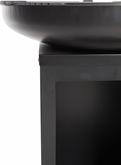 RedFire Matanzas firepit plancha with wood storage