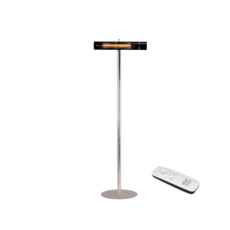 Shadow 1.5kW and 2kW Ultra Low Glare Remote Control Patio Heater with Stainless Steel Stand