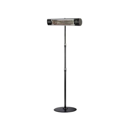Shadow Ultra Low Glare - Black - 1.5kW Heater with Stand + Remote