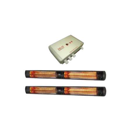 Shadow Equestrian Infrared Heater 6kW Black